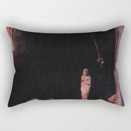 Poe red death - byam shaw  Rectangular Pillow