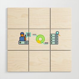 Data Scientist Analyst Statistic Beginner Science Wood Wall Art