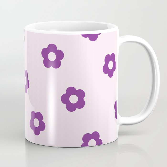 Y2K Flower Power Pattern Coffee Mug