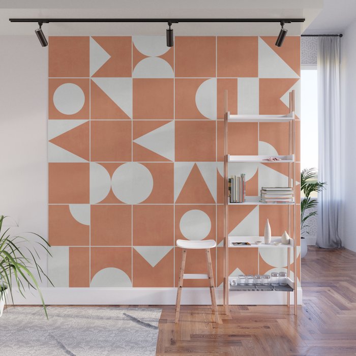 My Favorite Geometric Patterns No.14 - Coral Wall Mural