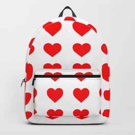 Symbol of Love And The Heart Shape Pattern Backpack