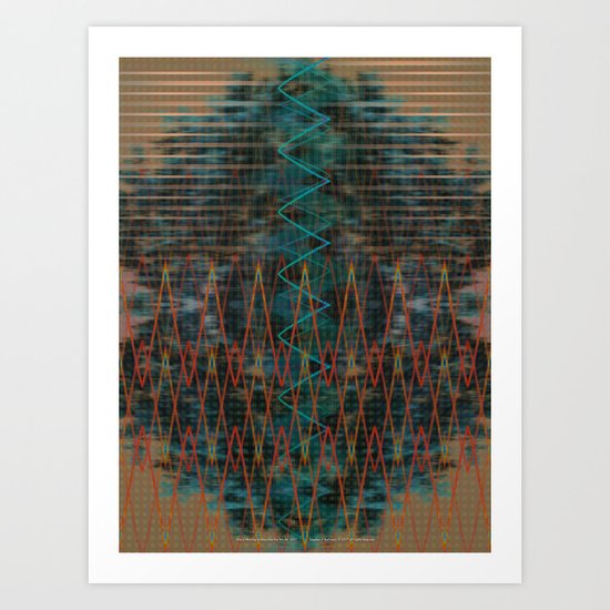 She is Moving to Describe the World Art Print