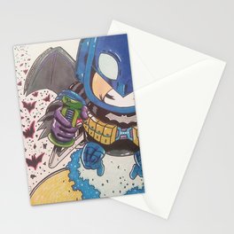Baby Bat on a mission Stationery Card