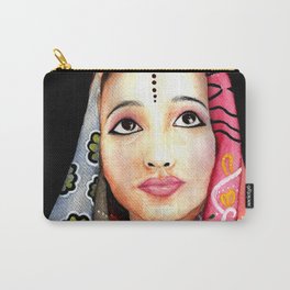 Indian Girl Painting Carry-All Pouch