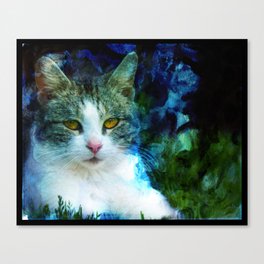 Water Color Kitty Canvas Print