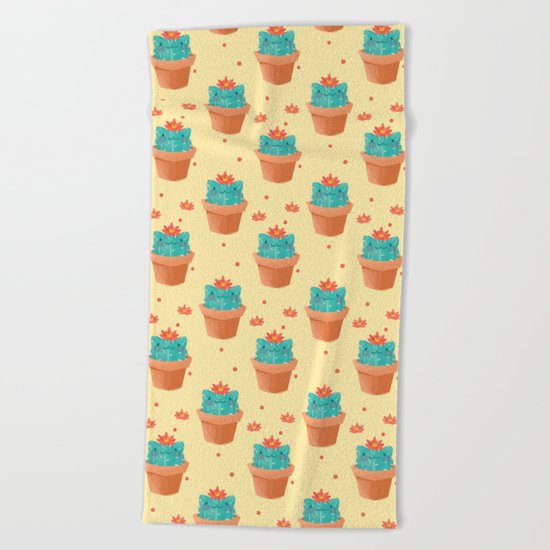 Catcus Beach Towel