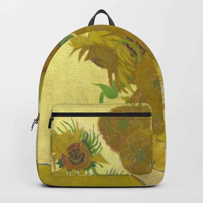 Vincent van Gogh's Sunflowers Backpack by Vintage Images Society6