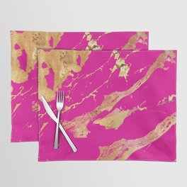 Pink & Gold Foil Placemat