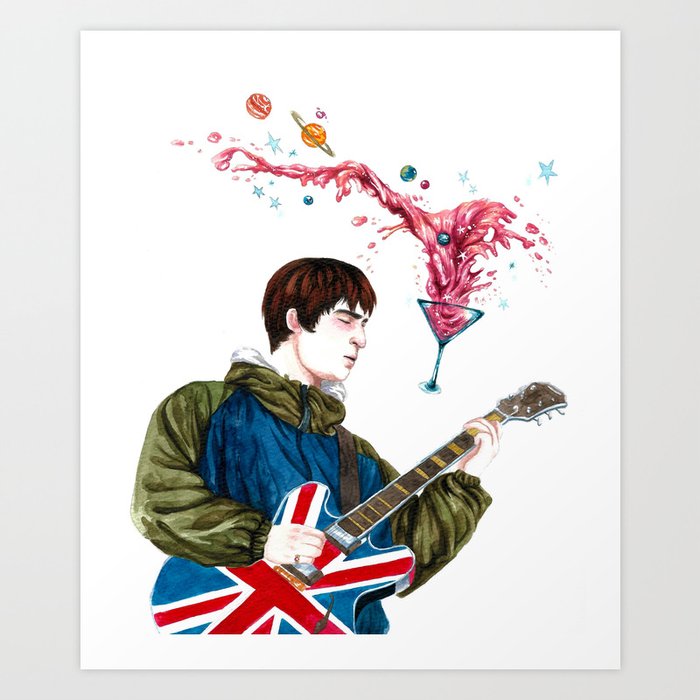 Champagne Supernova Art Print By Nong247 Society6