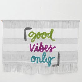 Good Vibes Only Acrylic Paint Wall Hanging