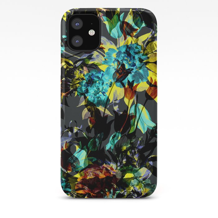 Seamless Abstract Flowers Pattern iPhone Case by eduardodoreni | Society6