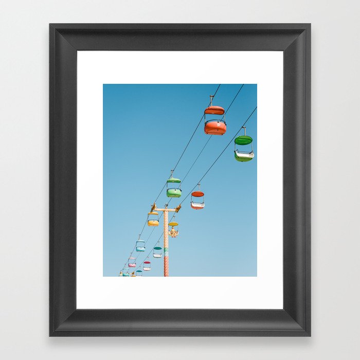 Sky Glider, Santa Cruz 01 Framed Art Print