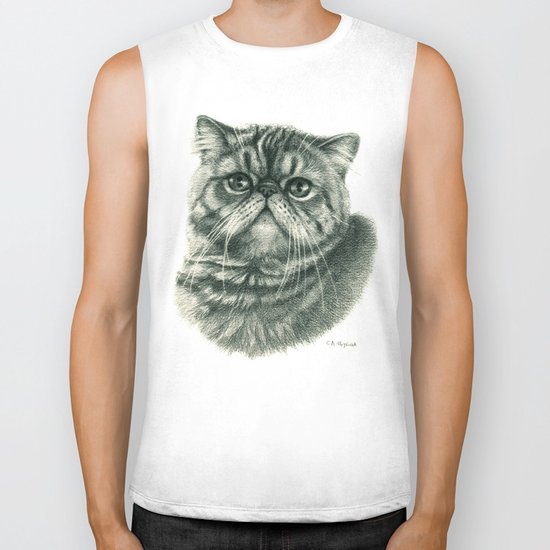 Shorthair Persan cat G088 Biker Tank