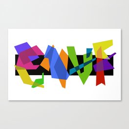 Enuf (Enough) Canvas Print