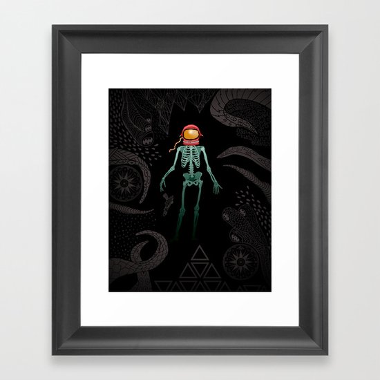 Eternal Celestial Sarcophagus Framed Art Print