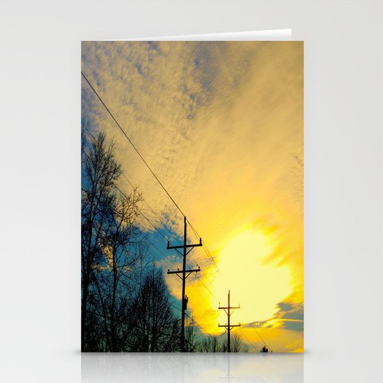 Telephone Trees Stationery Cards