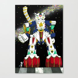 Gundam Cat Canvas Print
