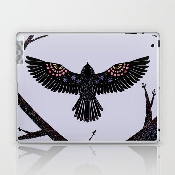 Early Spring Chickadee Laptop & iPad Skin
