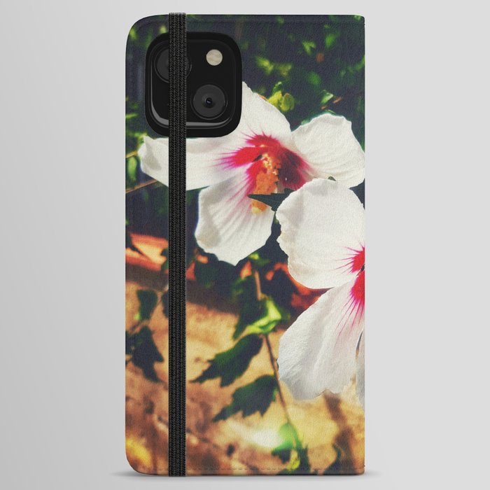 Tropical flower cayenne iPhone Wallet Case