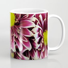 Purple and white daisy flowers. Coffee Mug