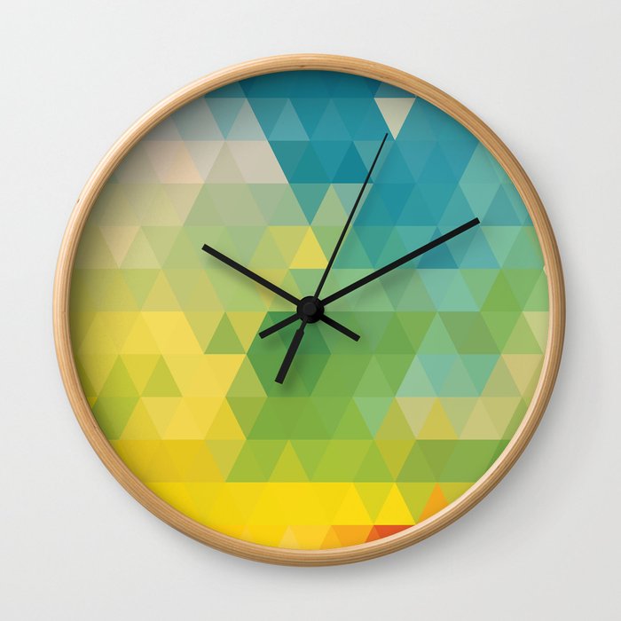 Colorful Day Wall Clock
