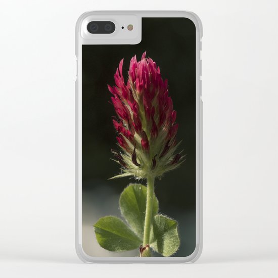 Red Clover Clear iPhone Case