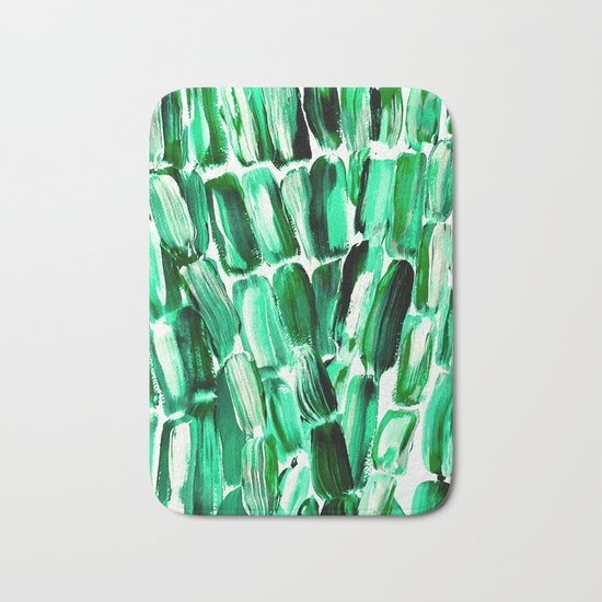 Green Sugarcane, Unripe Bath Mat