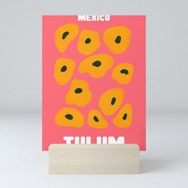 Tulum Mexico Pink Mini Art Print