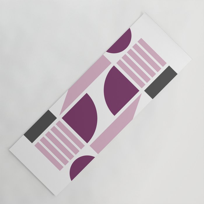 Classic geometric modern composition 5 Yoga Mat