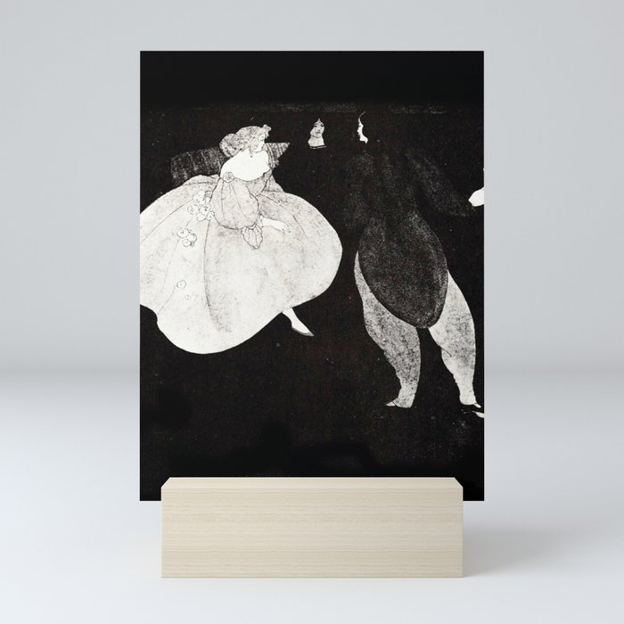  a nocturne of chopin - Aubrey Vincent Beardsley Mini Art Print