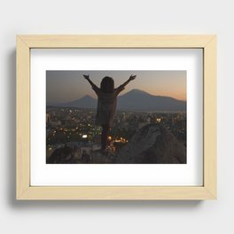 Greetings to Ararat (Armenian Trip) Recessed Framed Print