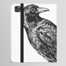 Perched Crow iPad Folio Case