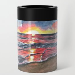 Virginia Sunrise at the Beach Can Cooler