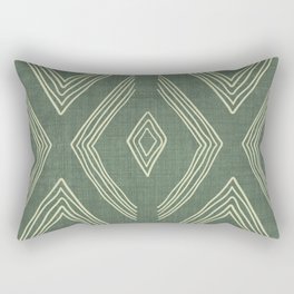 Birch in Green Rectangular Pillow