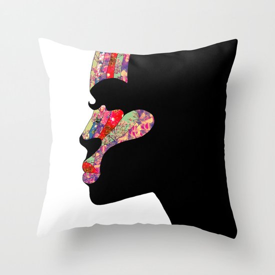 EL PERFIL Throw Pillow