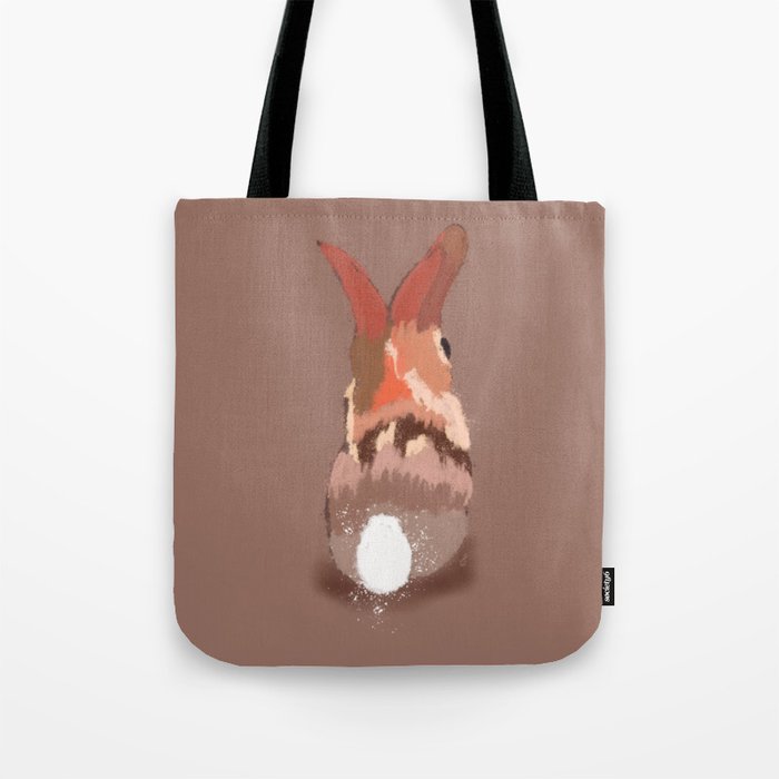Bunny Butt - Fiery Chocolate Tote Bag