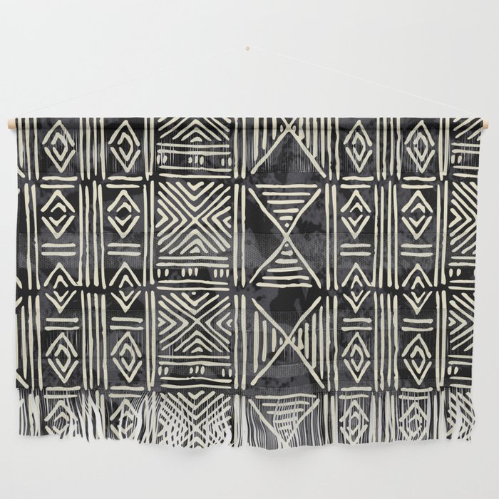 Tribal mud cloth pattern Wall Hanging