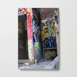 Abandoned Art Metal Print | Digital, Society6, Photo, Abandonedplaces, Mmphotography, Graffiti, California, Lazoo, Losangeles, Architecture 