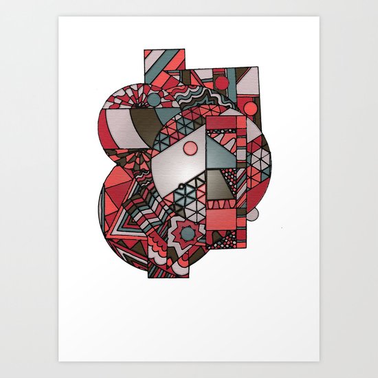 Geometricsdos Art Print