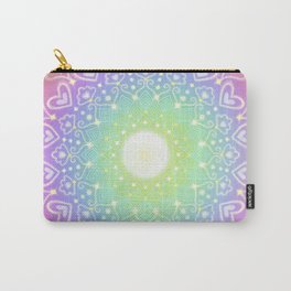 Glowing Frosty Starlight Mandala Carry-All Pouch
