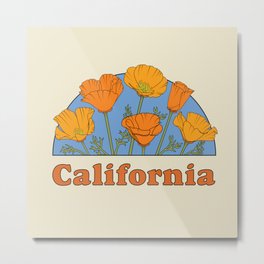 California Poppies Metal Print
