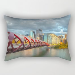 Bridge to Calgary Rectangular Pillow
