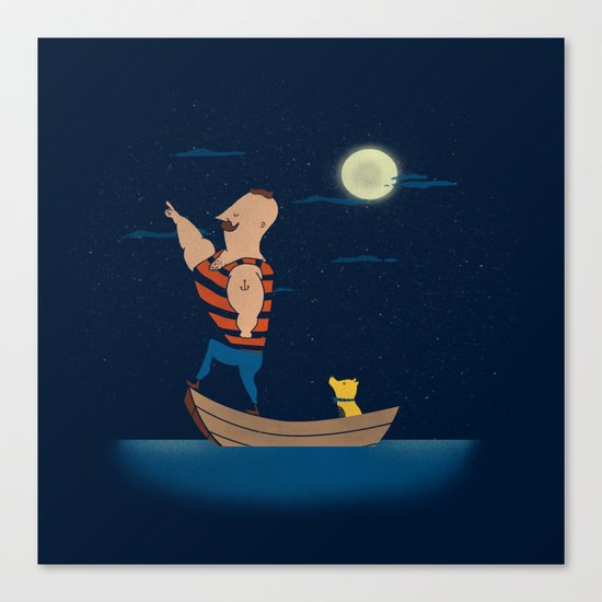 Forever Forward (Night) Canvas Print