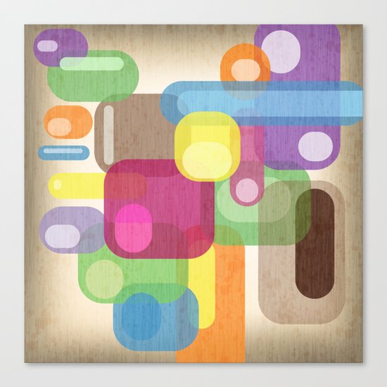 Retro Make'a Me Smile. Canvas Print