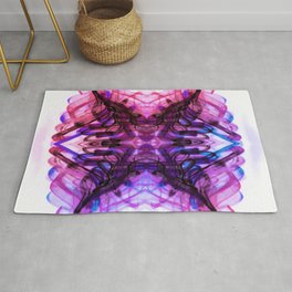 Dreaming Deeply Wavy Abstract Pattern Rug