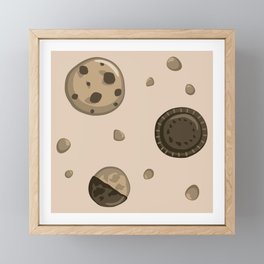 Assorted Pink Cookies Framed Mini Art Print