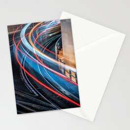 A Long Exposure of the Chicago "L" Train Stationery Cards