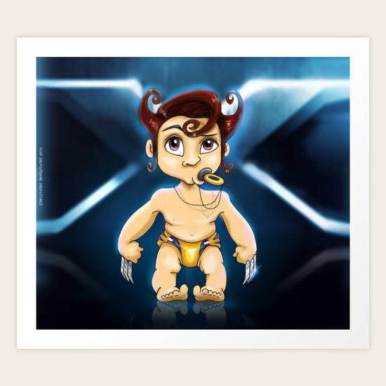 Baby Logan. Art Print