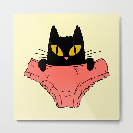 Pussycat Metal Print