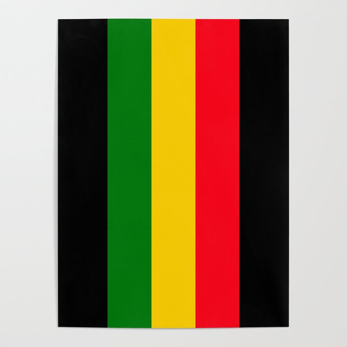 Rastafari Colors Poster